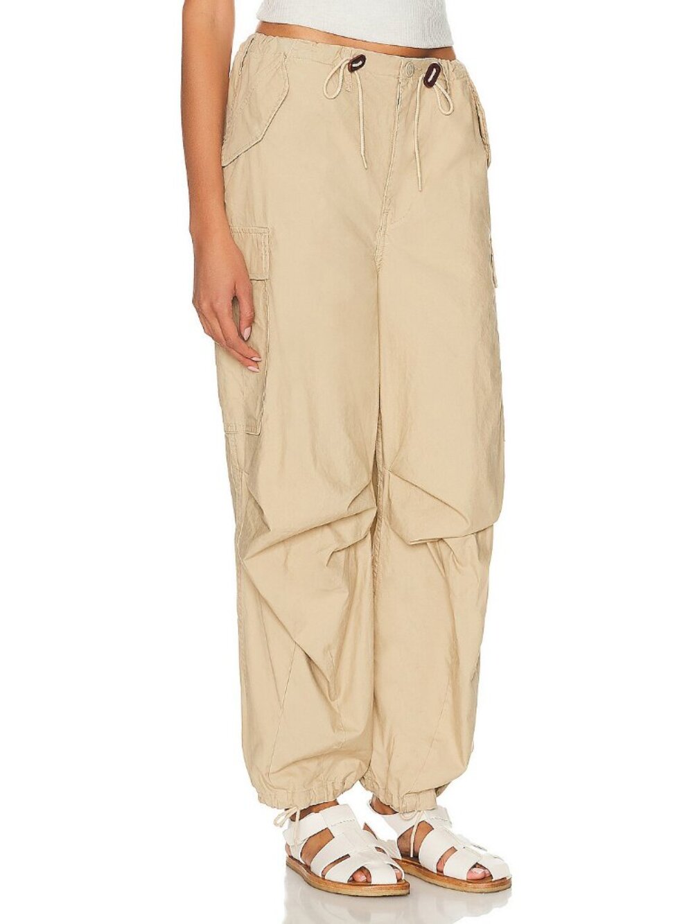 R13 Balloon Army cargo trousers in Khaki, size Small. Fits size S/M - Picture 6 of 15